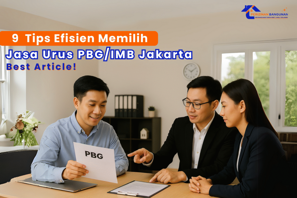 9 Tips Efisien Memilih Jasa Urus PBG/IMB Jakarta, Best Article!