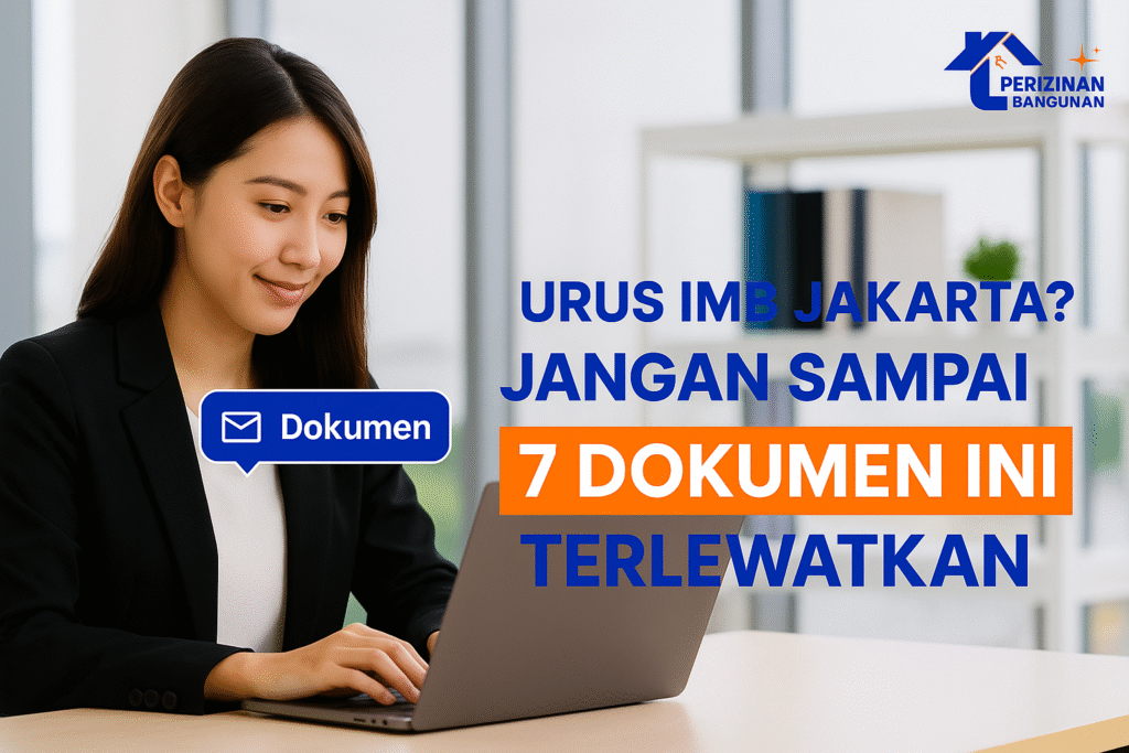 ilustrasi pengurusan IMB Jakarta secara online dan legal di PerizinanBangunan.id