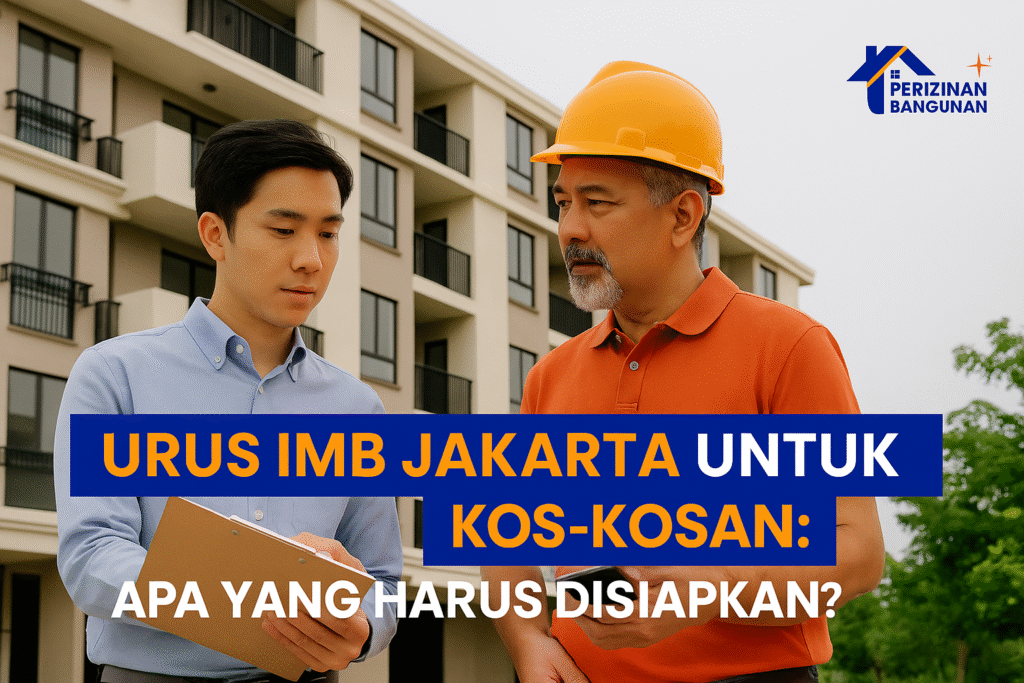 ilustrasi Konsultasi urus IMB Jakarta untuk bangunan kos-kosan