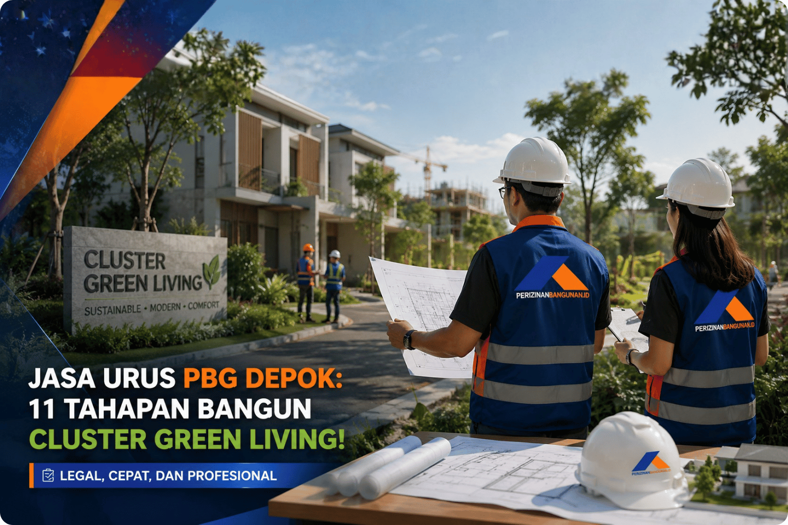 Jasa Urus PBG Depok: 11 Tahapan Bangun Cluster Green Living! Best Agency