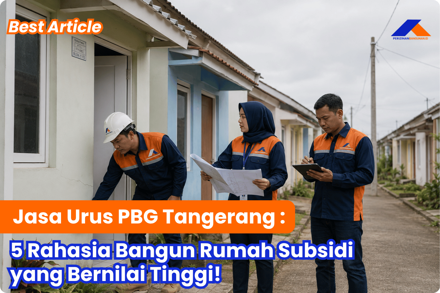 Jasa Urus PBG Tangerang: 5 Rahasia Bangun Rumah Subsidi yang Bernilai Tinggi! Best Agency