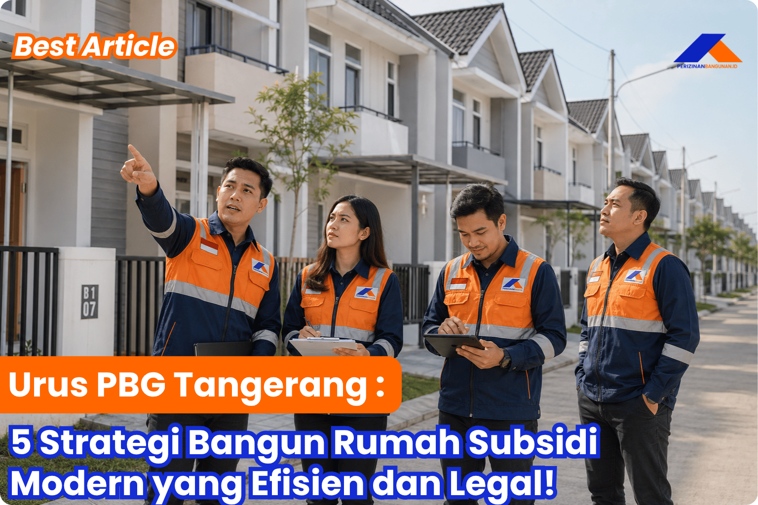 Urus PBG Tangerang: 5 Strategi Bangun Rumah Subsidi Modern yang Efisien dan Legal! Best Agency