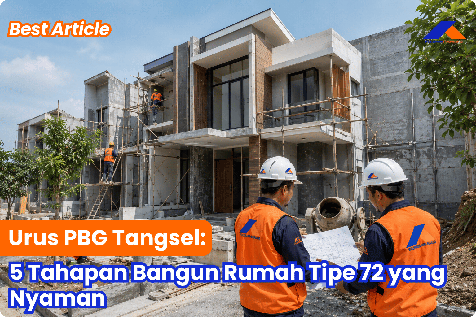 Urus PBG Tangsel: 5 Tahapan Bangun Rumah Tipe 72 yang Nyaman