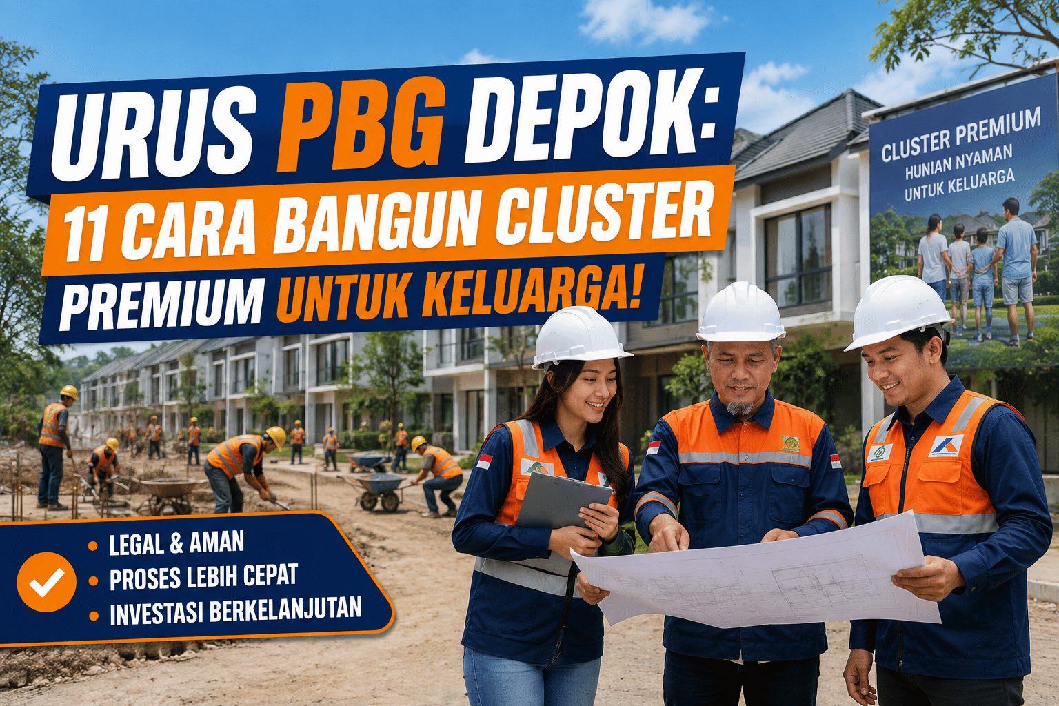 Urus PBG Depok: 11 Cara Bangun Cluster Premium untuk Keluarga!
