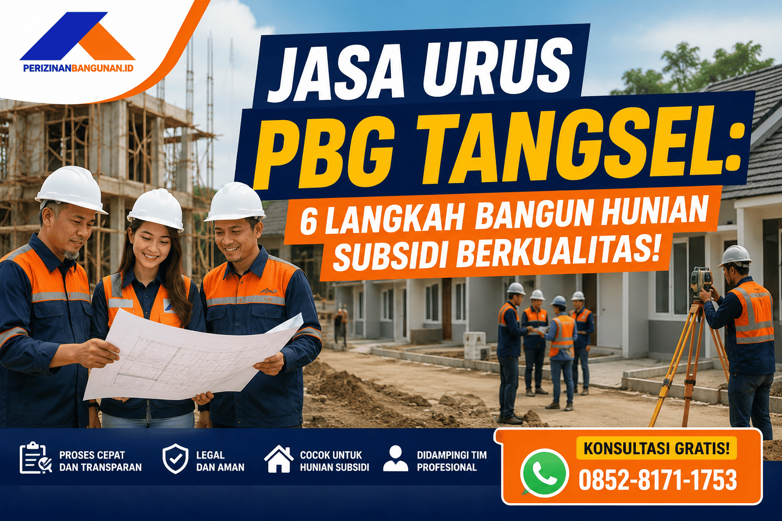 Jasa Urus PBG Tangsel: 6 Langkah Bangun Hunian Subsidi Berkualitas Lebih Mudah dan Legal