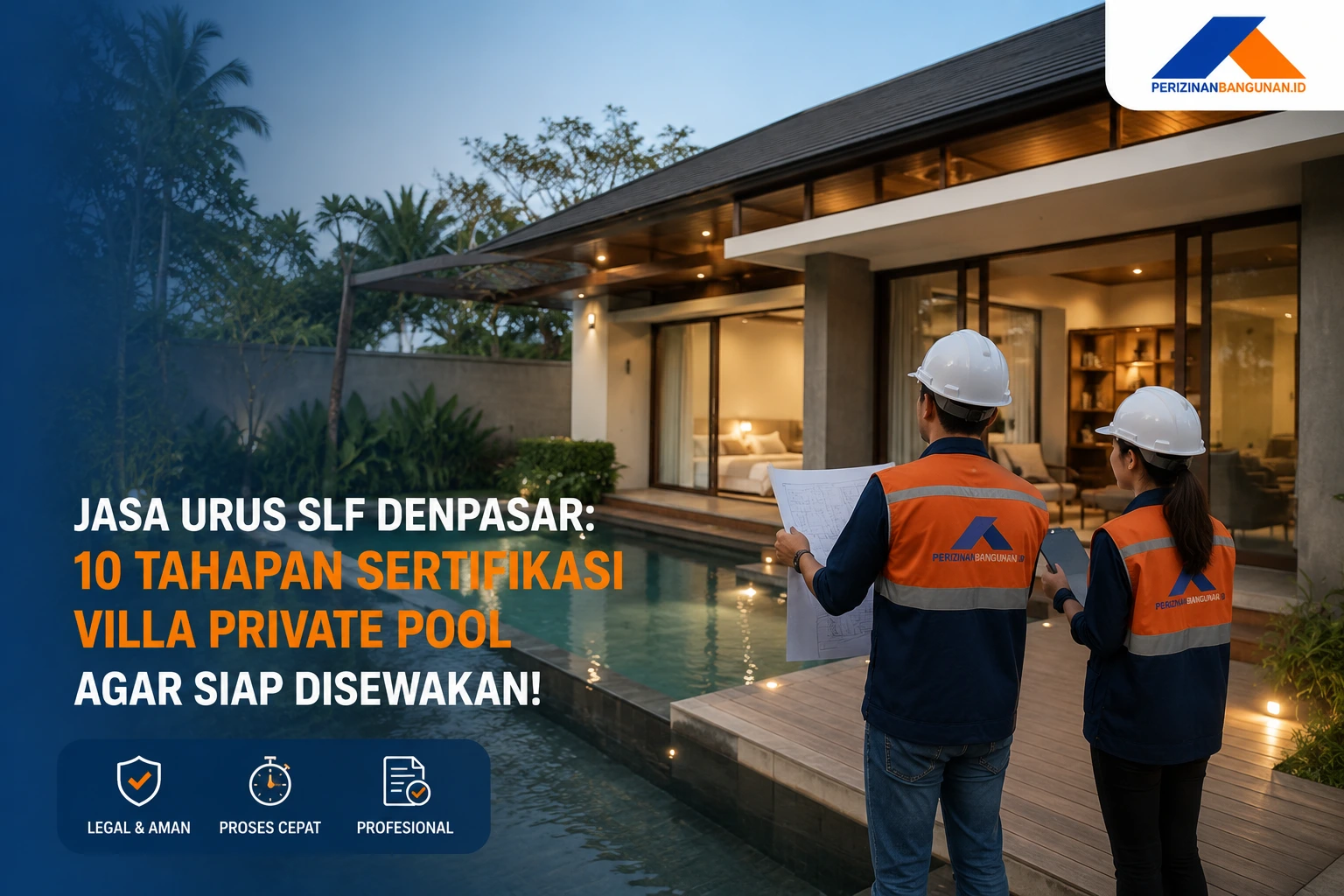 Jasa Urus SLF Denpasar: 10 Tahapan Sertifikasi Villa Private Pool agar Siap Disewakan | Best Agency