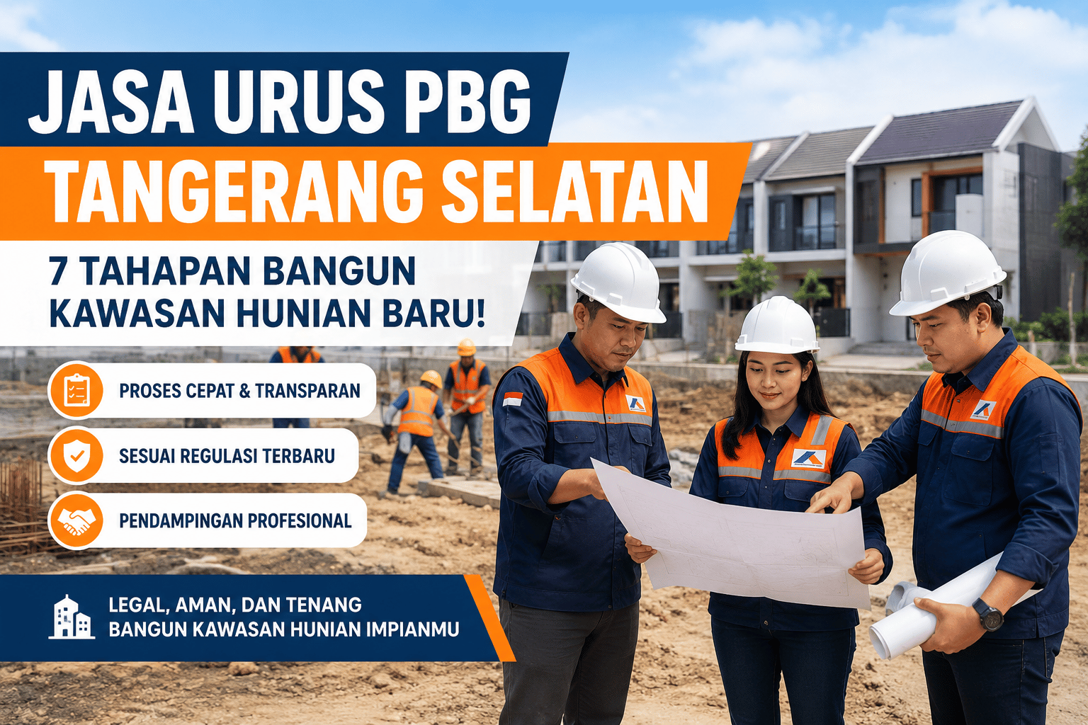 Jasa Urus PBG Tangerang Selatan: 7 Tahapan Bangun Kawasan Hunian Baru! Best Agency
