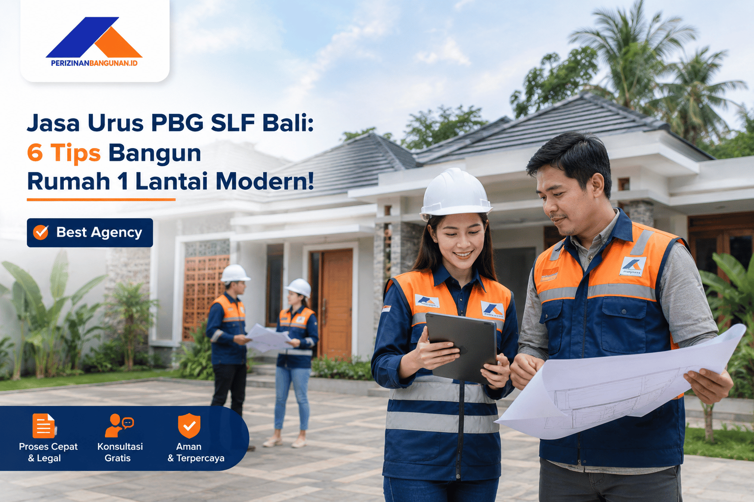 Jasa Urus PBG SLF Bali: 6 Tips Bangun Rumah 1 Lantai Modern! Best Agency