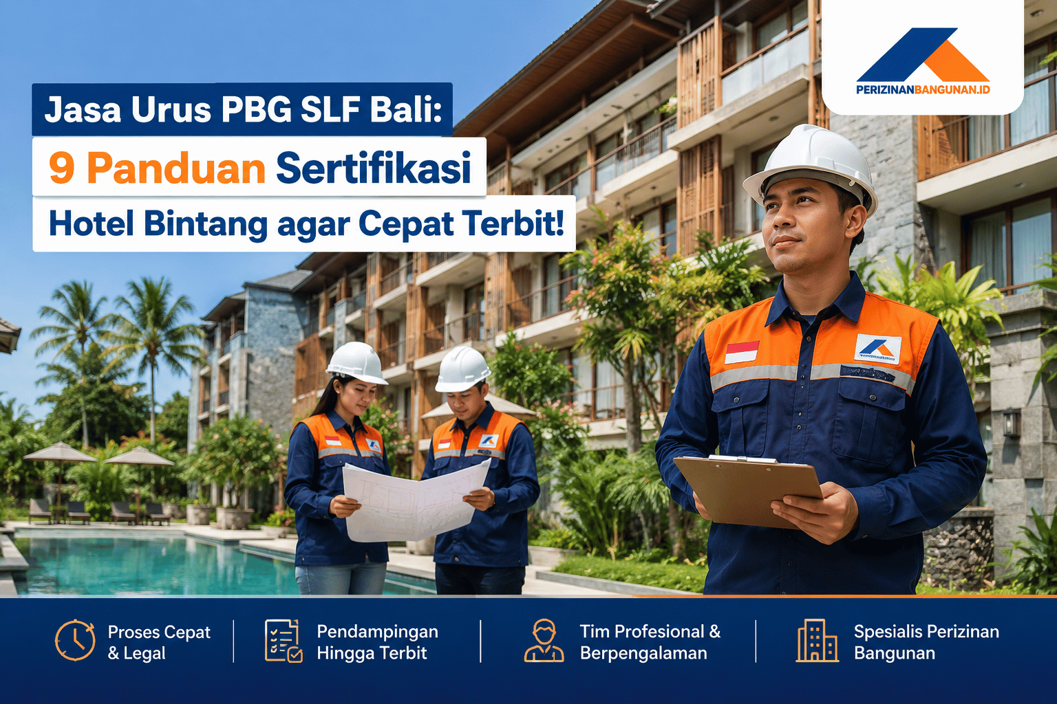 Jasa Urus PBG SLF Bali: 9 Panduan Sertifikasi Hotel Bintang agar Cepat Terbit! Best Agency