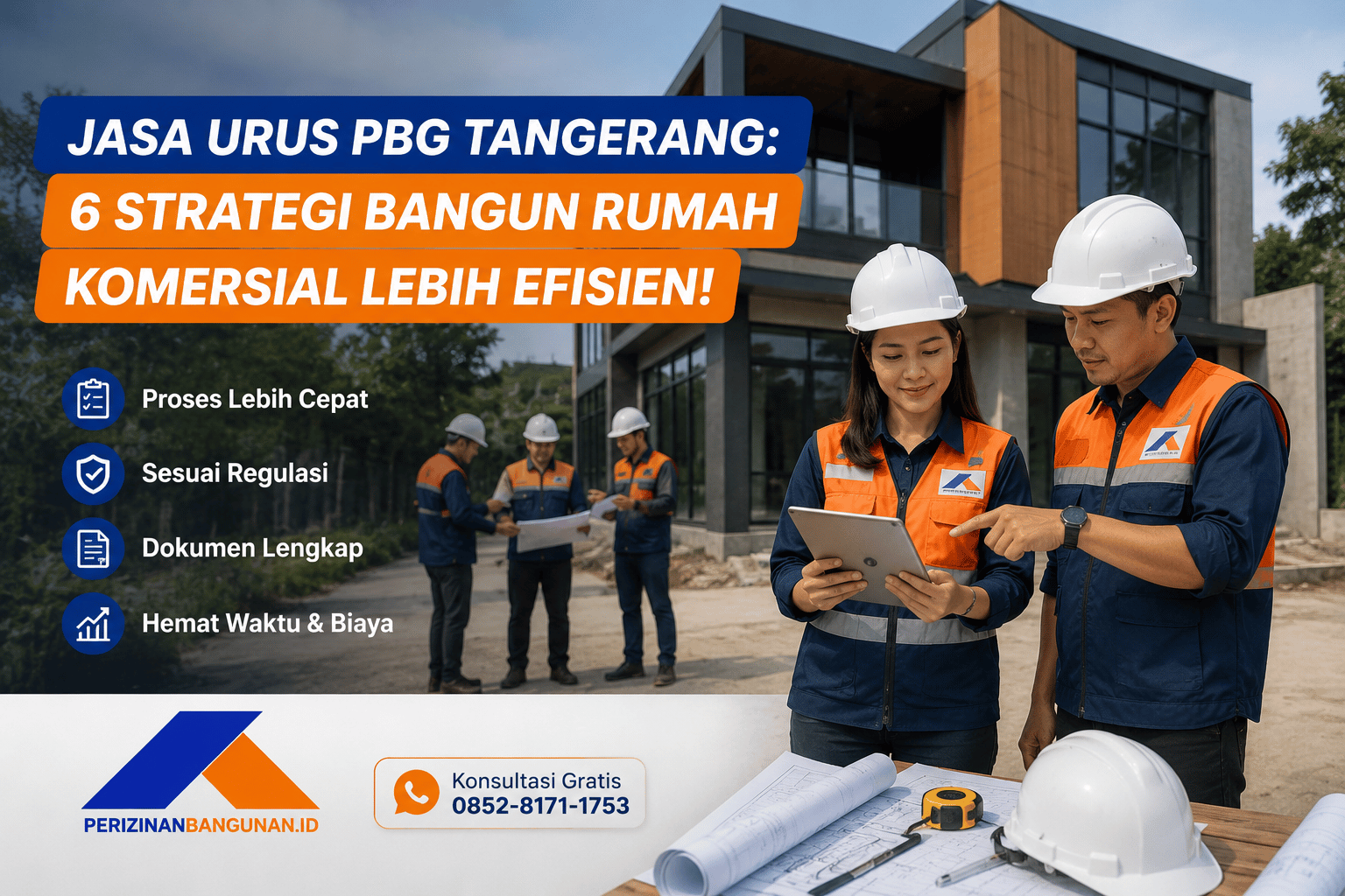 Jasa Urus PBG Tangerang: 6 Strategi Bangun Rumah Komersial Lebih Efisien dan Cepat! Best Agency