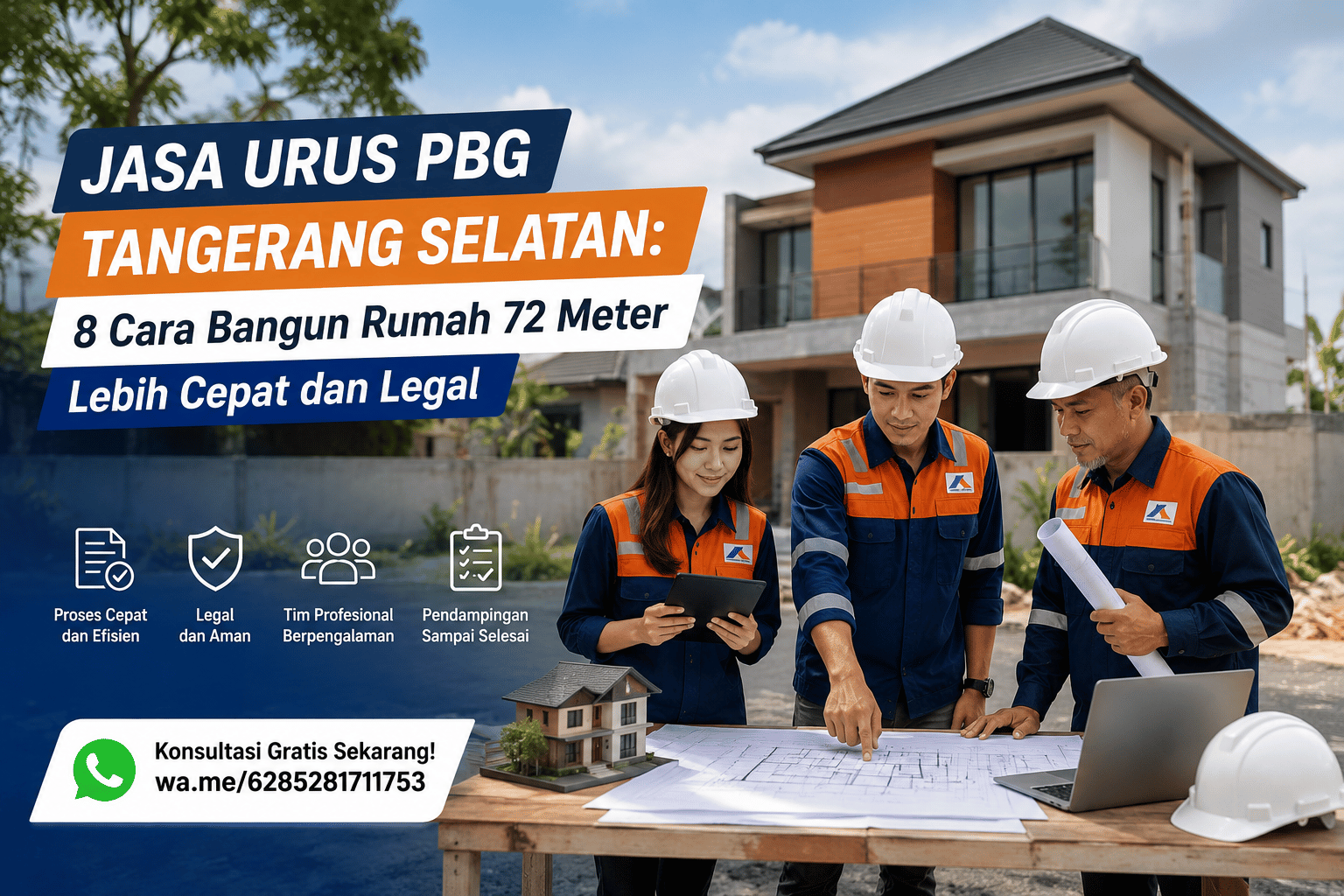 Jasa Urus PBG Tangerang Selatan: 8 Cara Bangun Rumah 72 Meter Lebih Cepat dan Legal