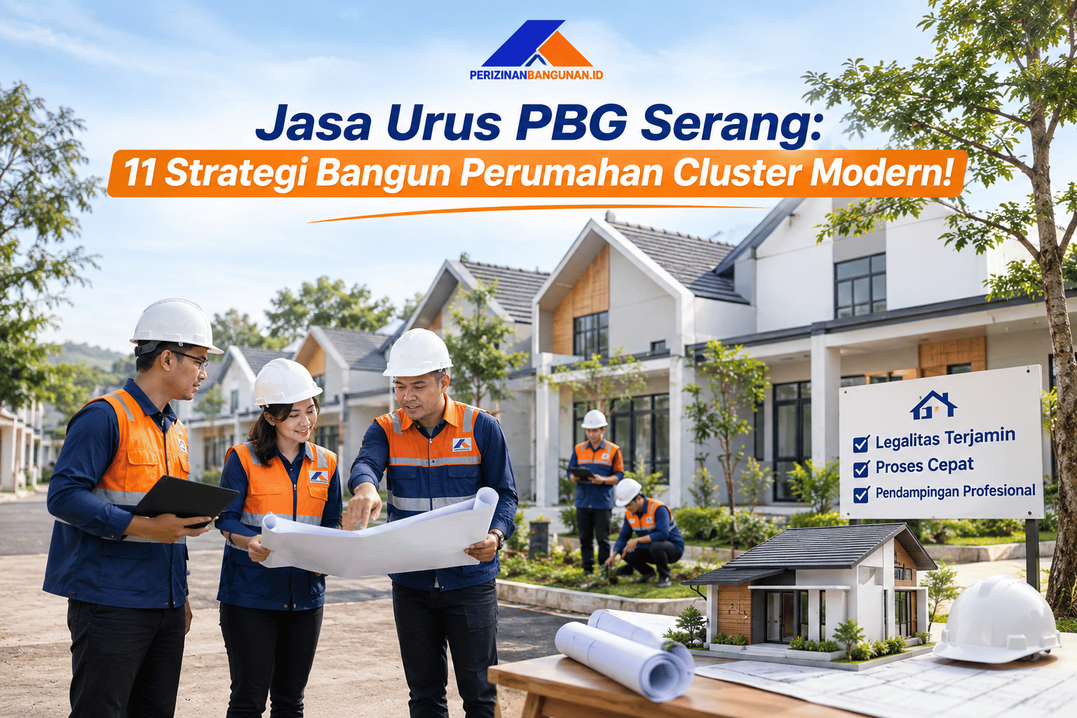 Jasa Urus PBG Serang: 11 Strategi Bangun Perumahan Cluster Modern Terbaik! Best Agency