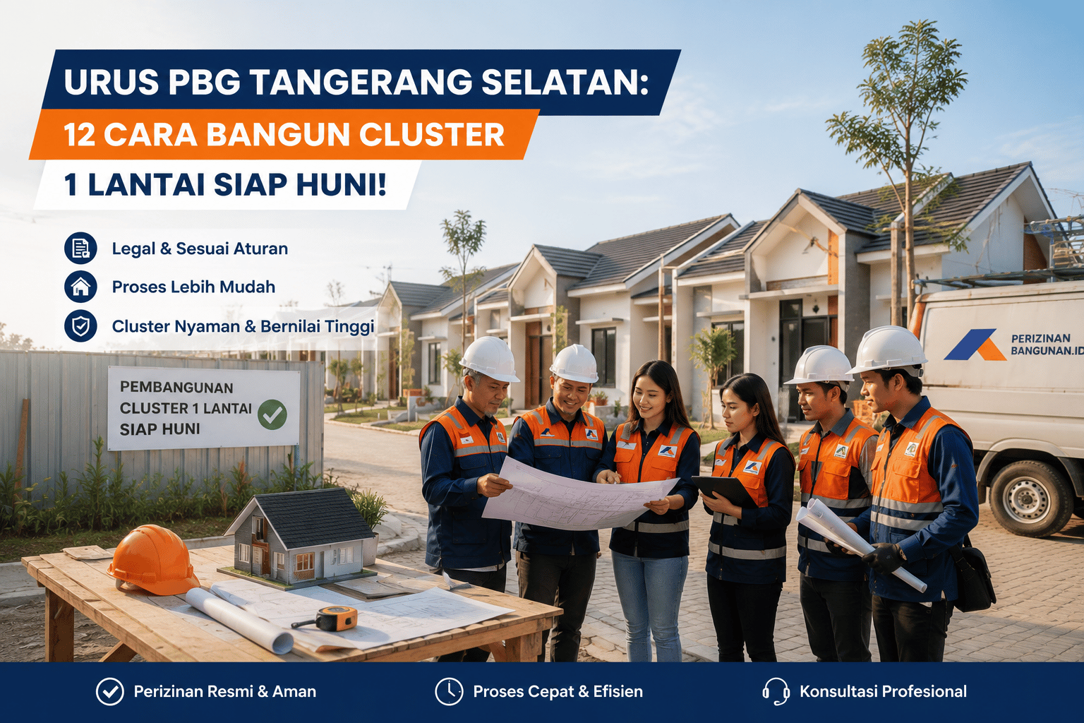 Urus PBG Tangerang Selatan: 12 Cara Bangun Cluster 1 Lantai Siap Huni! Best Agency