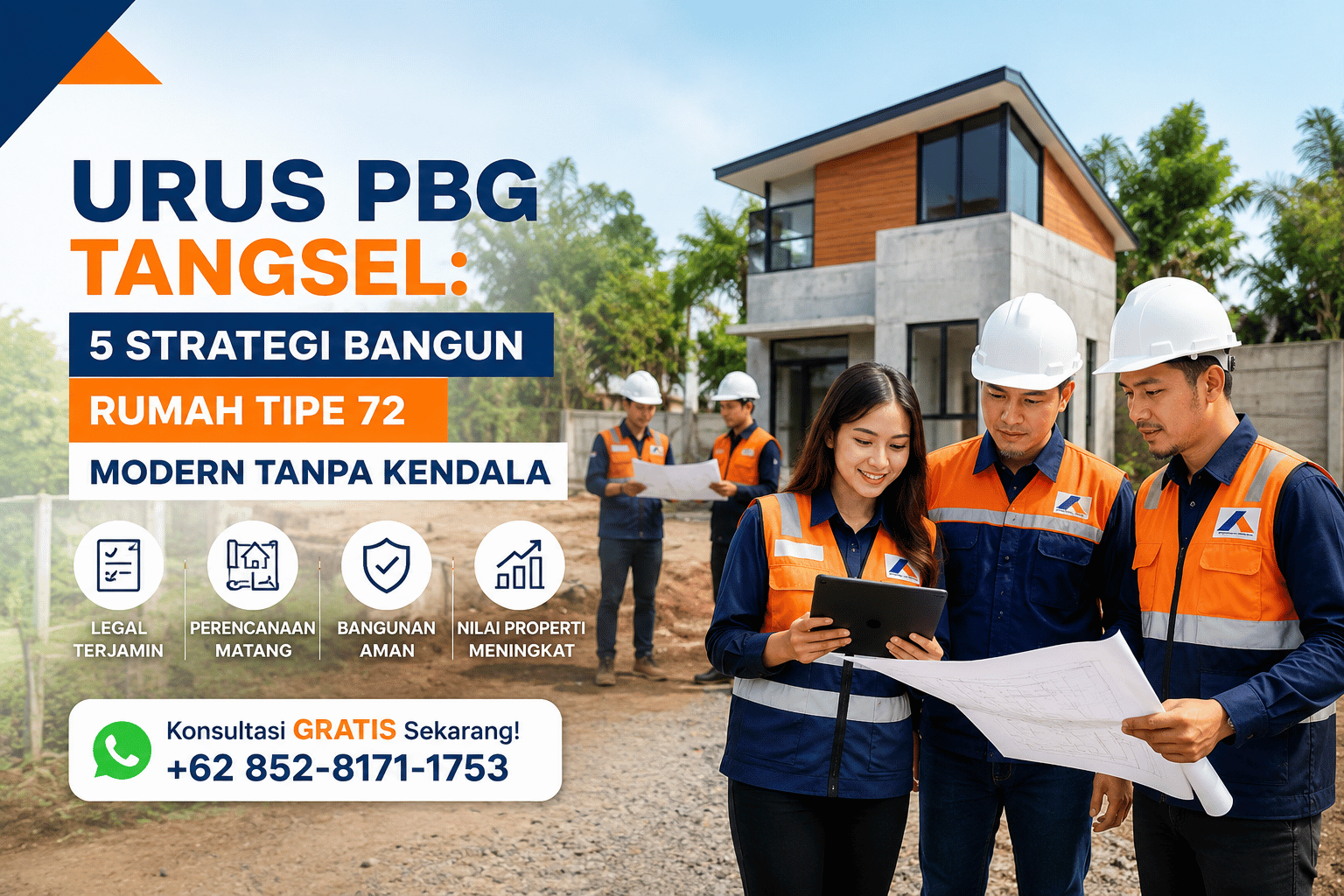 Urus PBG Tangsel: 5 Strategi Bangun Rumah Tipe 72 Modern Tanpa Kendala! Best Agency