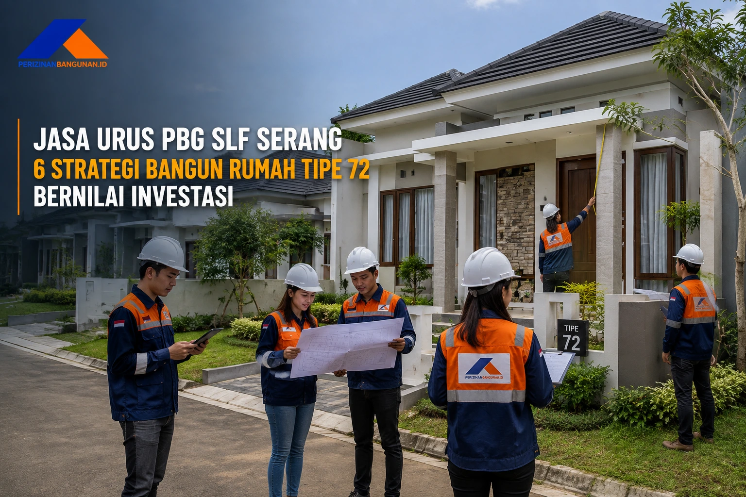 Jasa Urus PBG SLF Serang: 6 Strategi Bangun Rumah Tipe 72 Bernilai Investasi! Best Agency