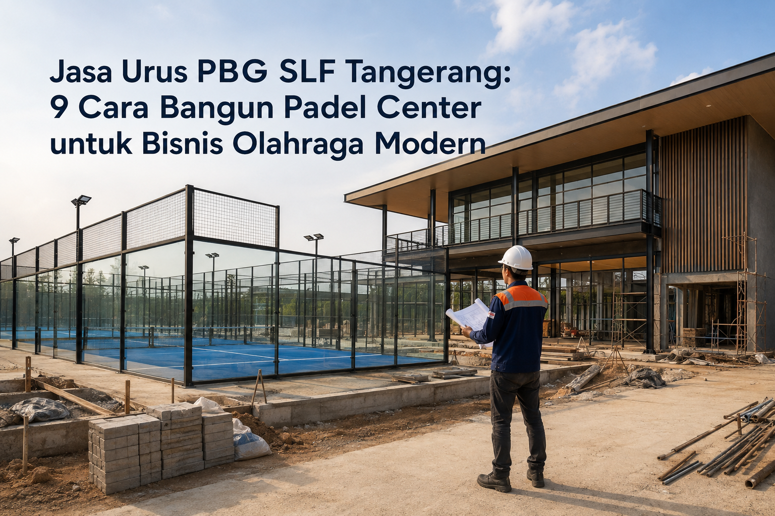 Jasa Urus PBG SLF Tangerang: 9 Cara Bangun Padel Center untuk Bisnis Olahraga Modern! Best Agency