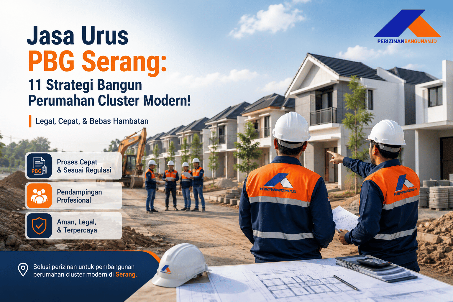 Jasa Urus PBG Serang: 11 Strategi Bangun Perumahan Cluster Modern agar Legal dan Bernilai Investasi! Best Agency