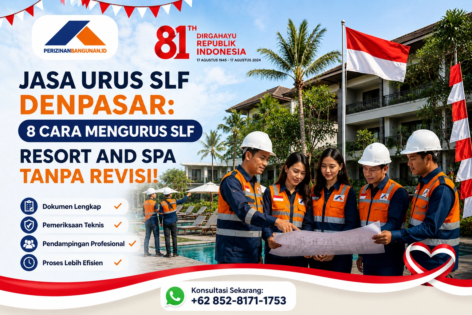 Jasa Urus SLF Denpasar: 8 Cara Mengurus SLF Resort and Spa Tanpa Revisi! Best Agency