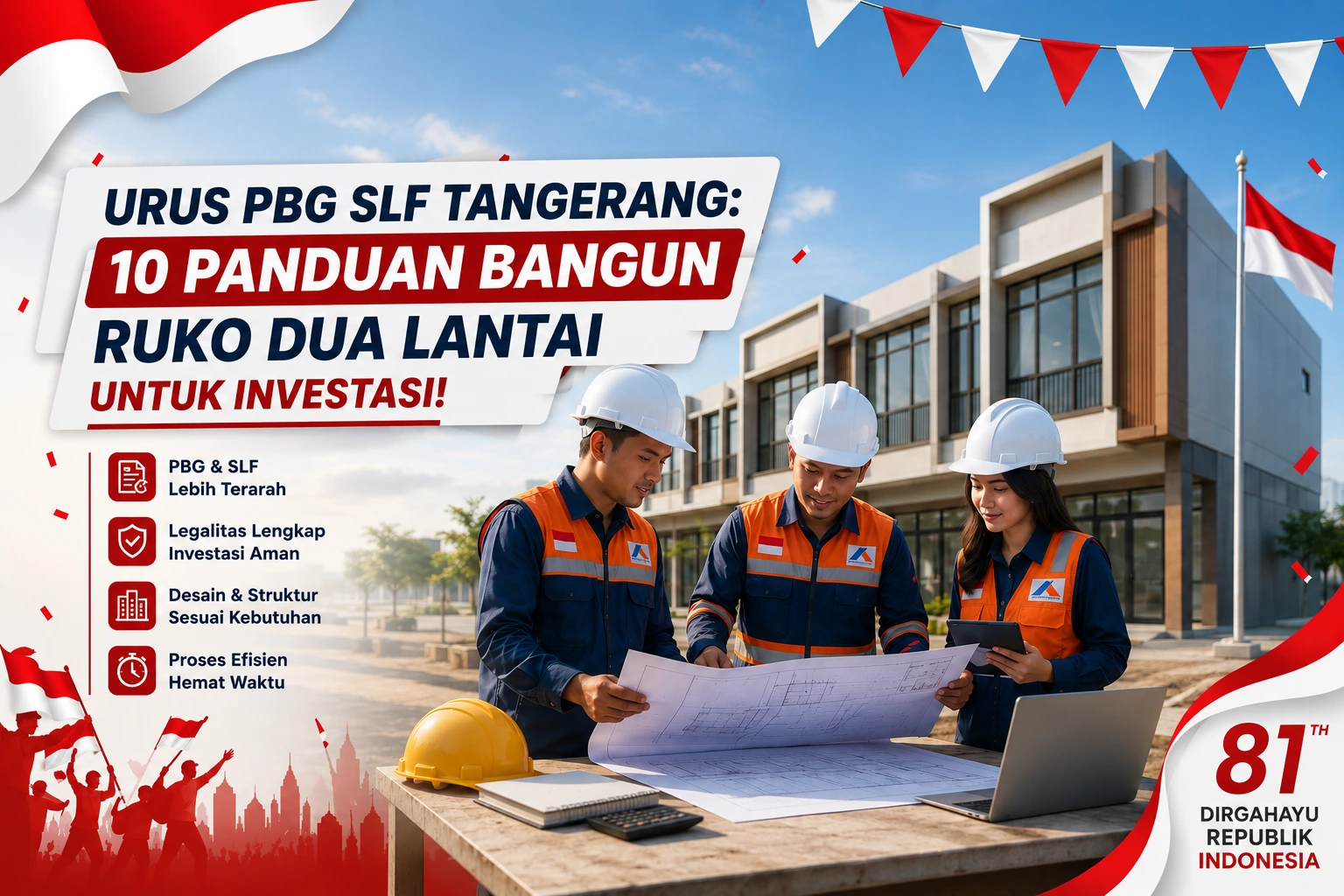 Urus PBG SLF Tangerang: 10 Panduan Bangun Ruko Dua Lantai untuk Investasi! Best Agency