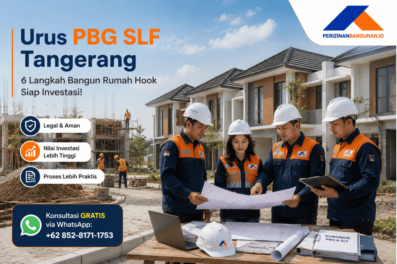 Urus PBG SLF Tangerang: 6 Langkah Bangun Rumah Hook Siap Investasi! Best Agency