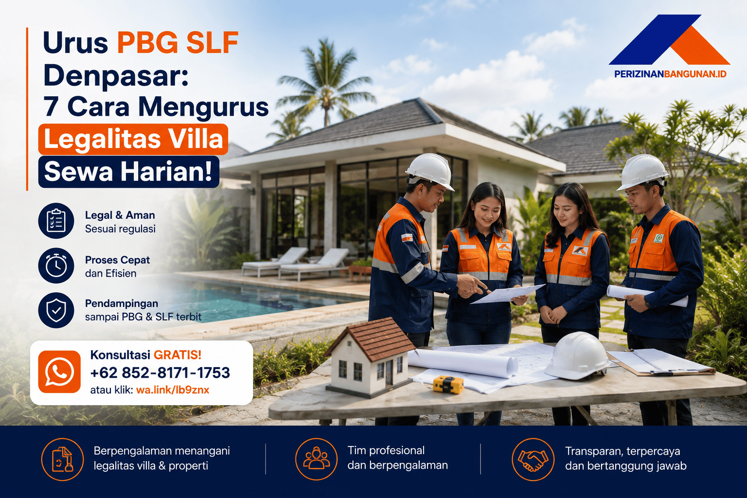 Urus PBG SLF Denpasar: 7 Cara Mengurus Legalitas Villa Sewa Harian! Best Agency
