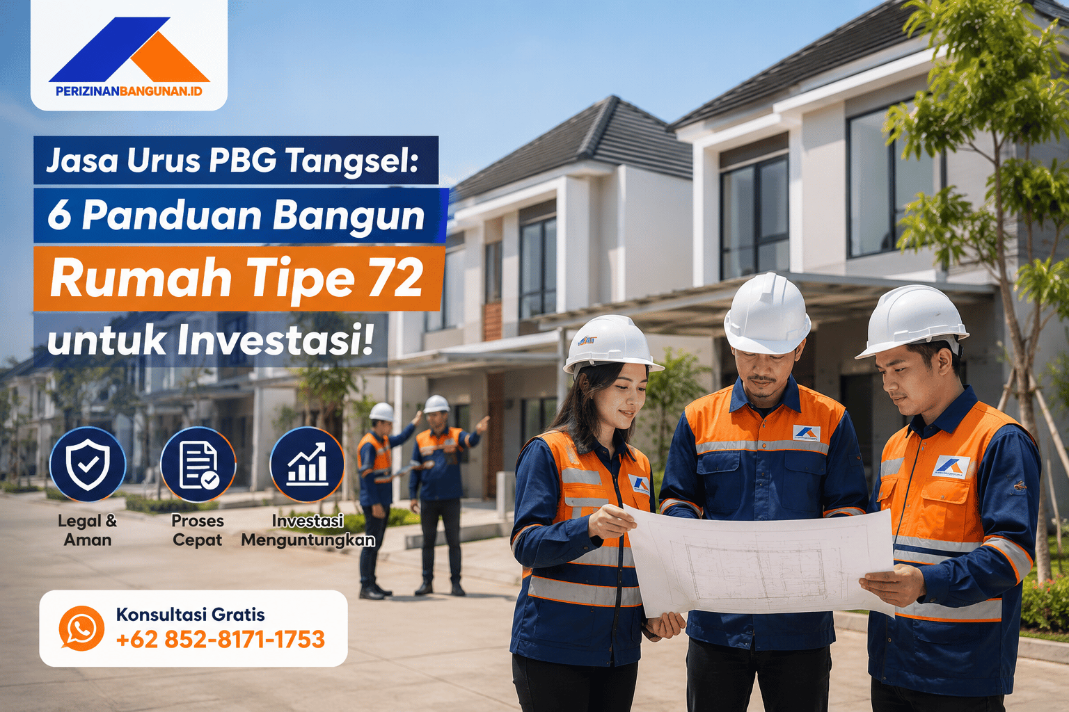Jasa Urus PBG Tangsel: 6 Panduan Bangun Rumah Tipe 72 untuk Investasi yang Menguntungkan! Best Agency