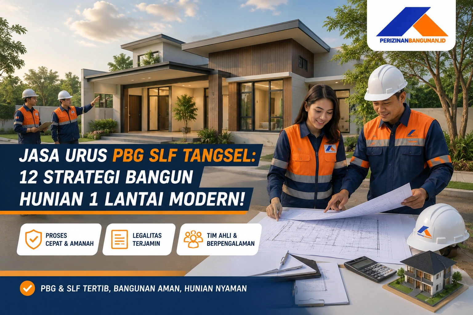 Jasa Urus PBG SLF Tangsel: 12 Strategi Bangun Hunian 1 Lantai Modern! Best Agency