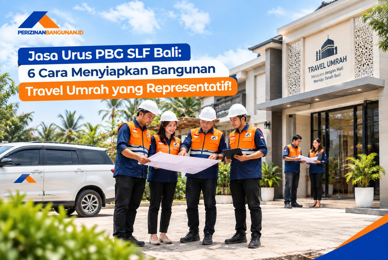 Jasa Urus PBG SLF Bali: 6 Cara Menyiapkan Bangunan Travel Umrah yang Representatif! Best Agency