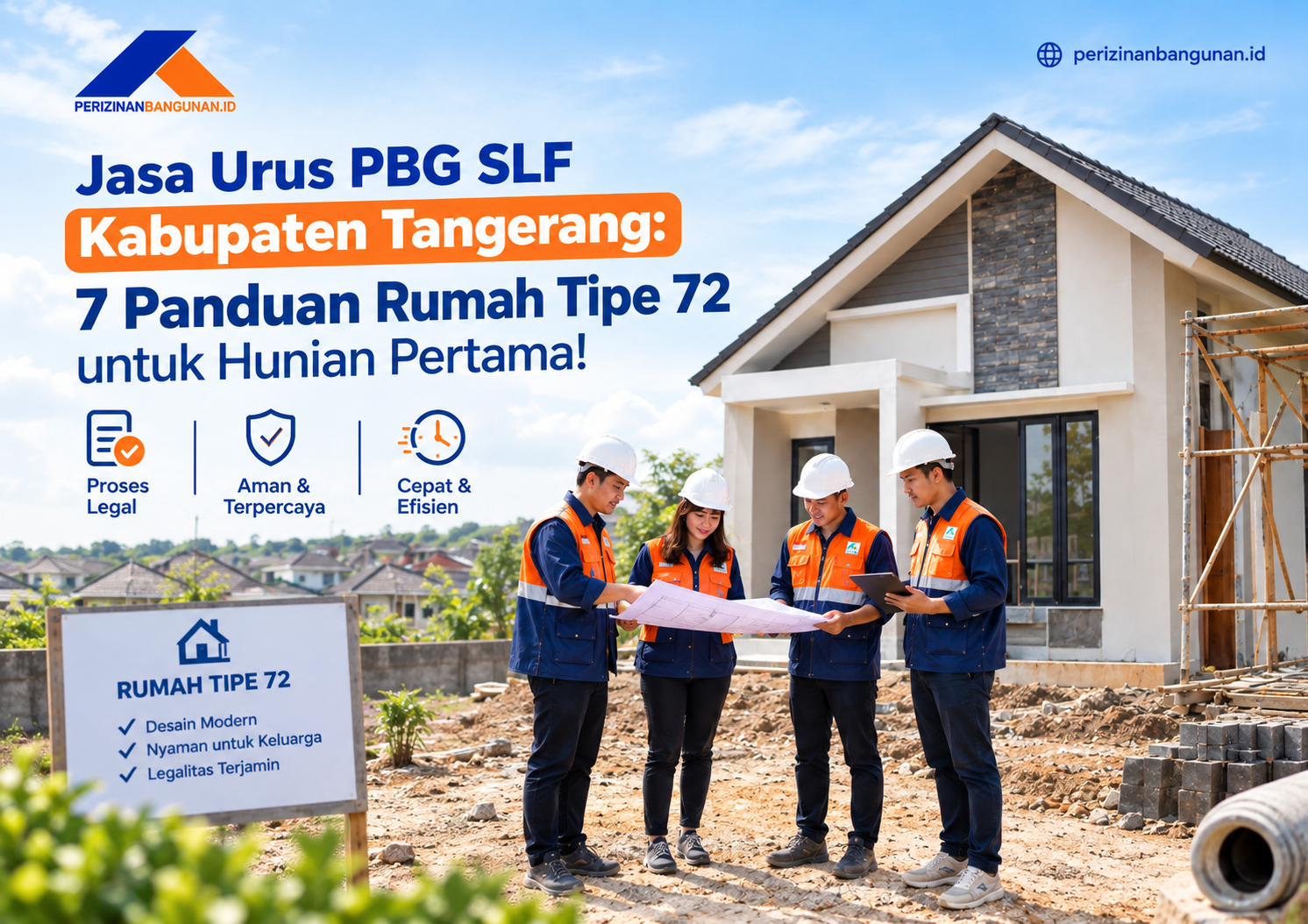 Jasa Urus PBG SLF Kabupaten Tangerang: 7 Panduan Rumah Tipe 72 untuk Hunian Pertama! Best Agency