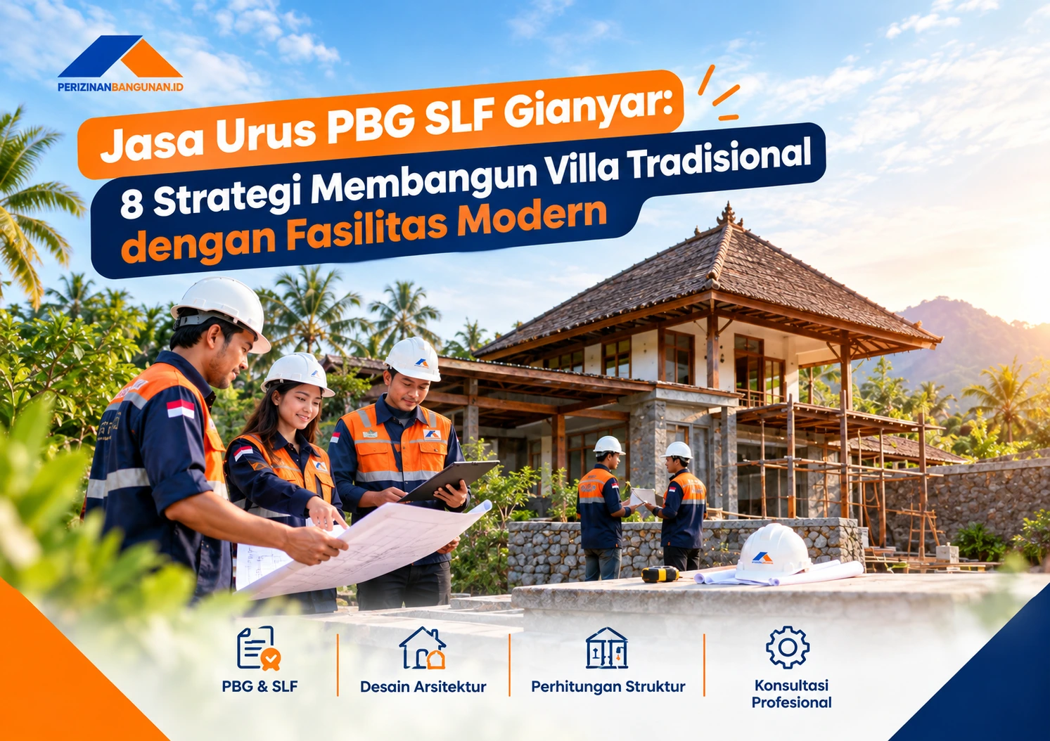 Jasa Urus PBG SLF Gianyar: 8 Strategi Membangun Villa Tradisional dengan Fasilitas Modern! Best Agency