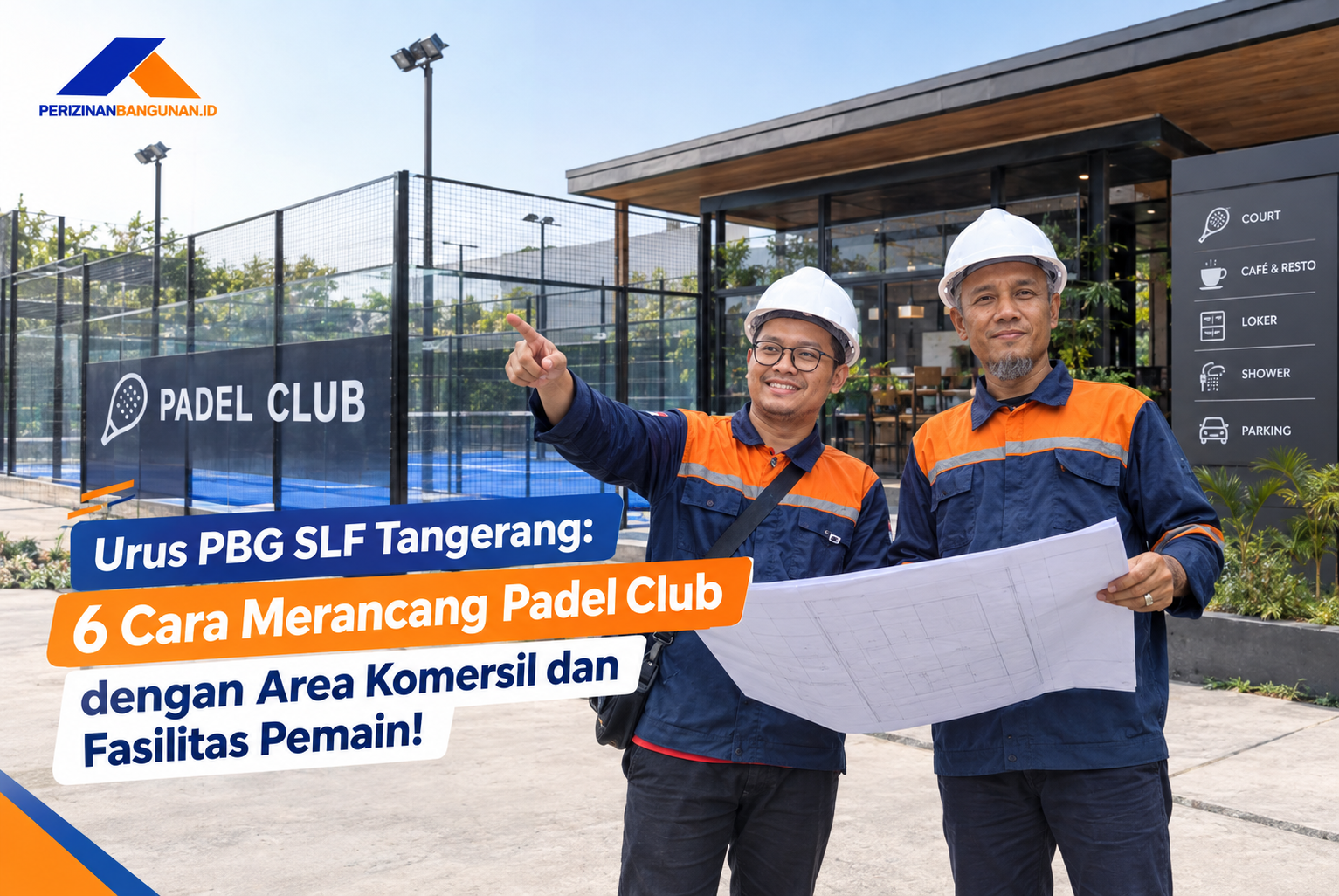 Urus PBG SLF Tangerang: 6 Cara Merancang Padel Club dengan Area Komersial dan Fasilitas Pemain! Best Agency