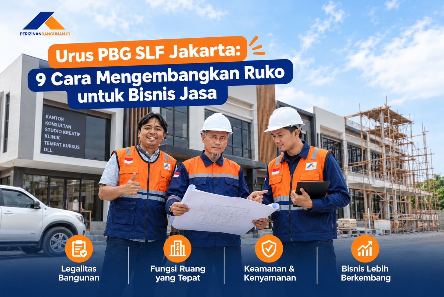 Urus PBG SLF Jakarta: 9 Cara Mengembangkan Ruko untuk Bisnis Jasa! Best Agency
