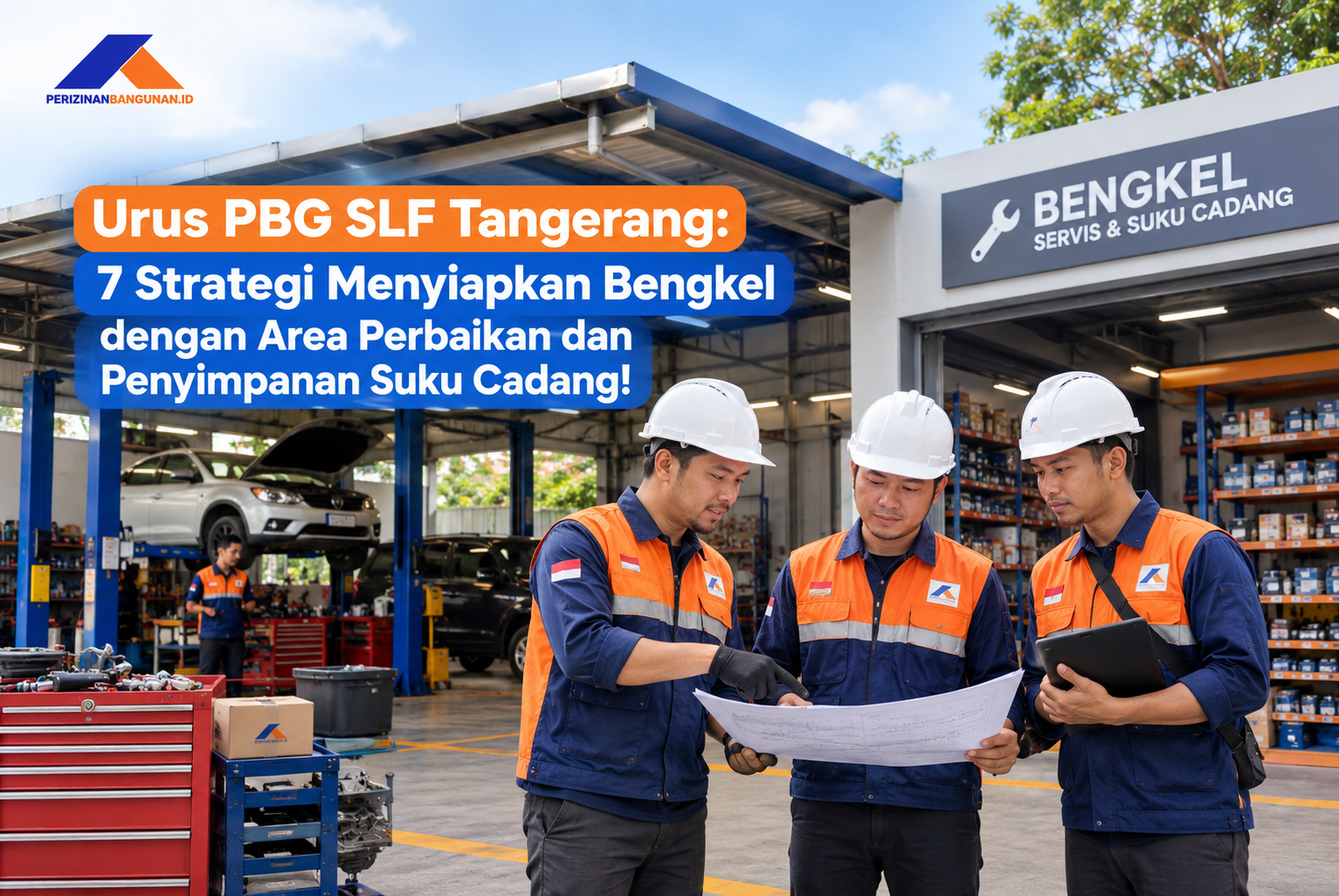 Urus PBG SLF Tangerang: 7 Strategi Menyiapkan Bengkel dengan Area Perbaikan dan Penyimpanan Suku Cadang!