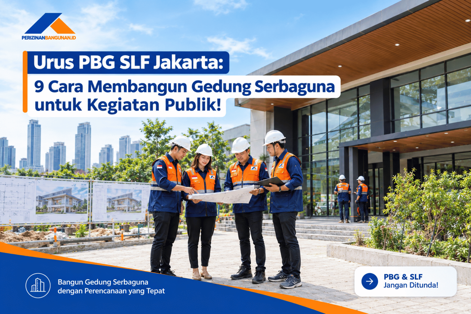Urus PBG SLF Jakarta: 9 Cara Membangun Gedung Serbaguna untuk Kegiatan Publik! Best Agency