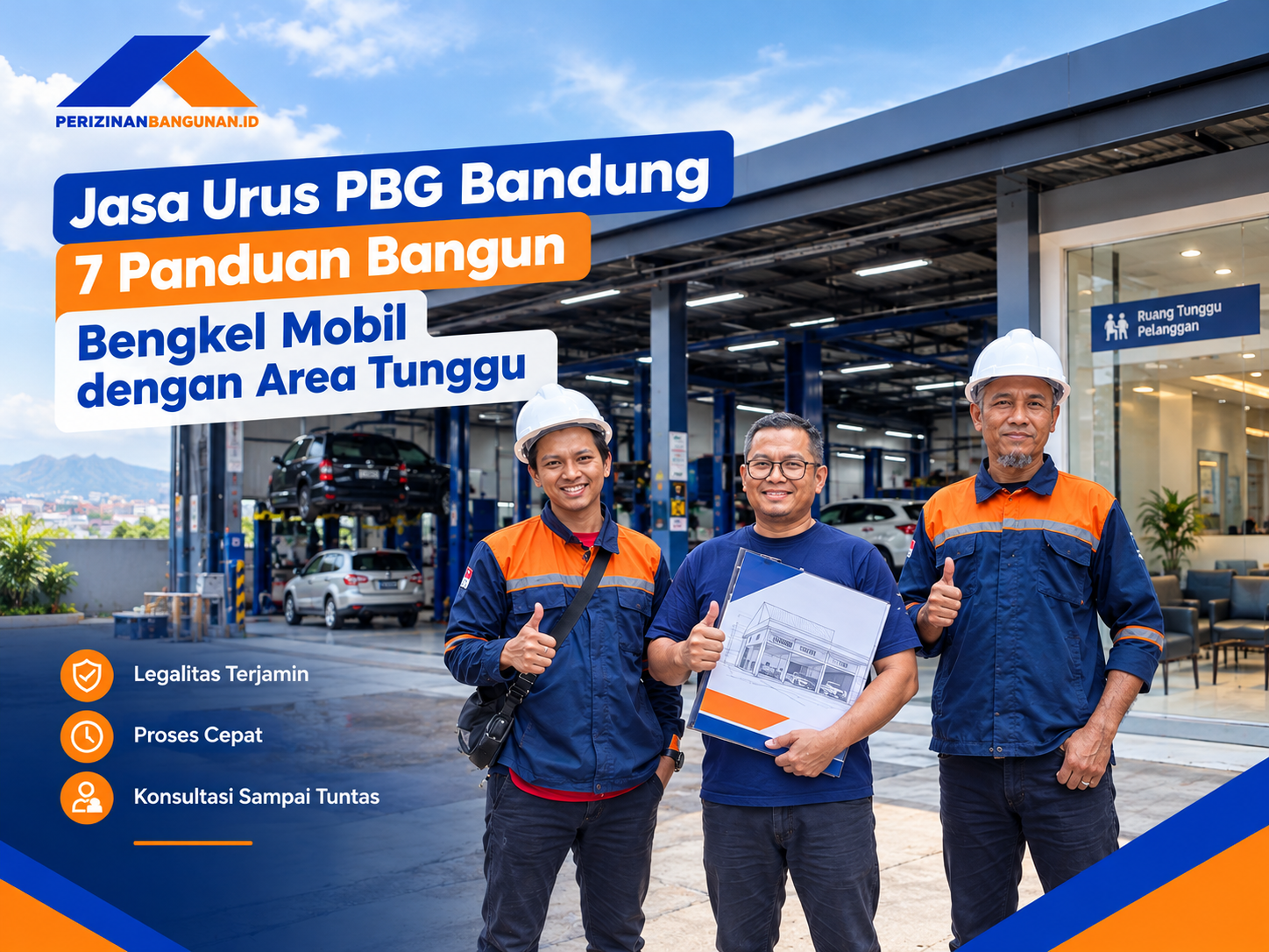 Jasa Urus PBG Bandung: 7 Panduan Bangun Bengkel Mobil dengan Area Tunggu! Best Agency