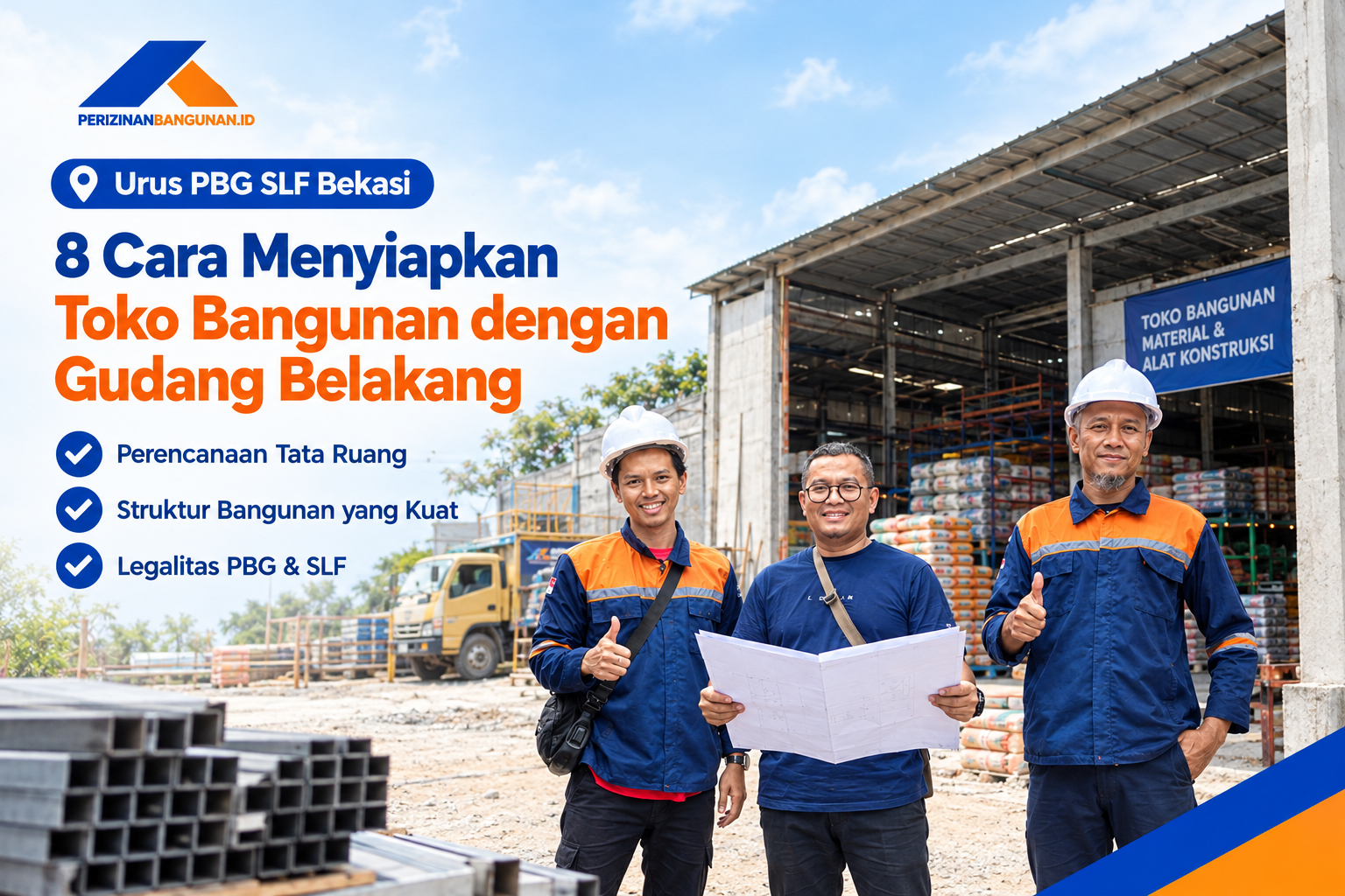 Urus PBG SLF Bekasi: 8 Cara Menyiapkan Toko Bangunan dengan Gudang Belakang! Best Agency