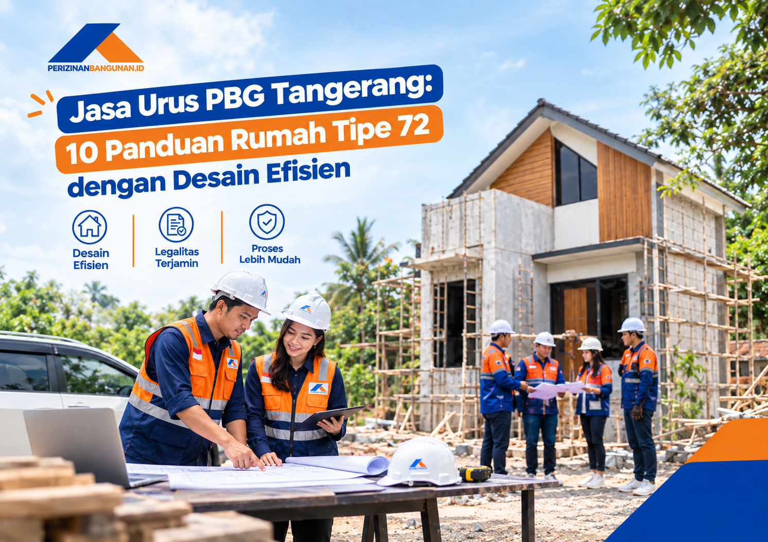 Jasa Urus PBG Tangerang: 10 Panduan Rumah Tipe 72 dengan Desain Efisien! Best Agency