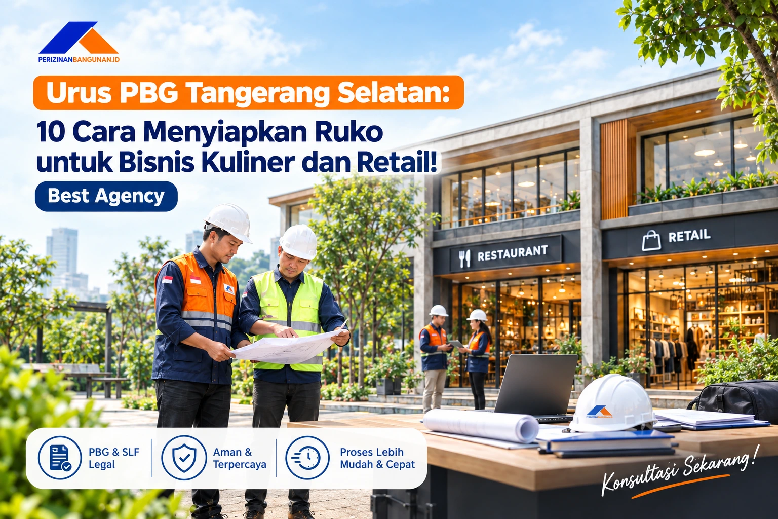 Urus PBG Tangerang Selatan: 10 Cara Menyiapkan Ruko untuk Bisnis Kuliner dan Retail! Best Agency