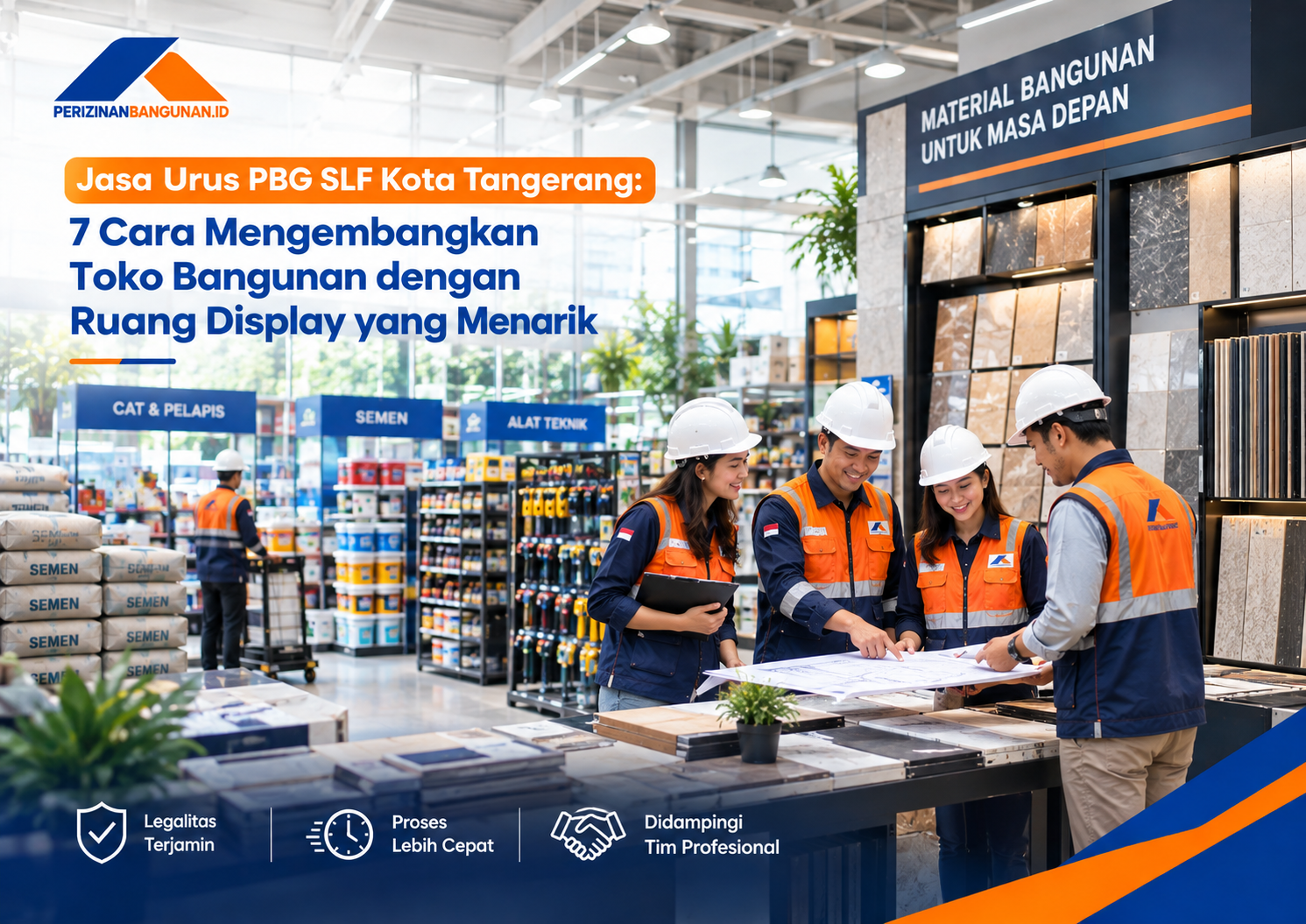 Jasa Urus PBG Tangerang: 7 Cara Mengembangkan Toko Bangunan dengan Ruang Display Menarik! Best Agency