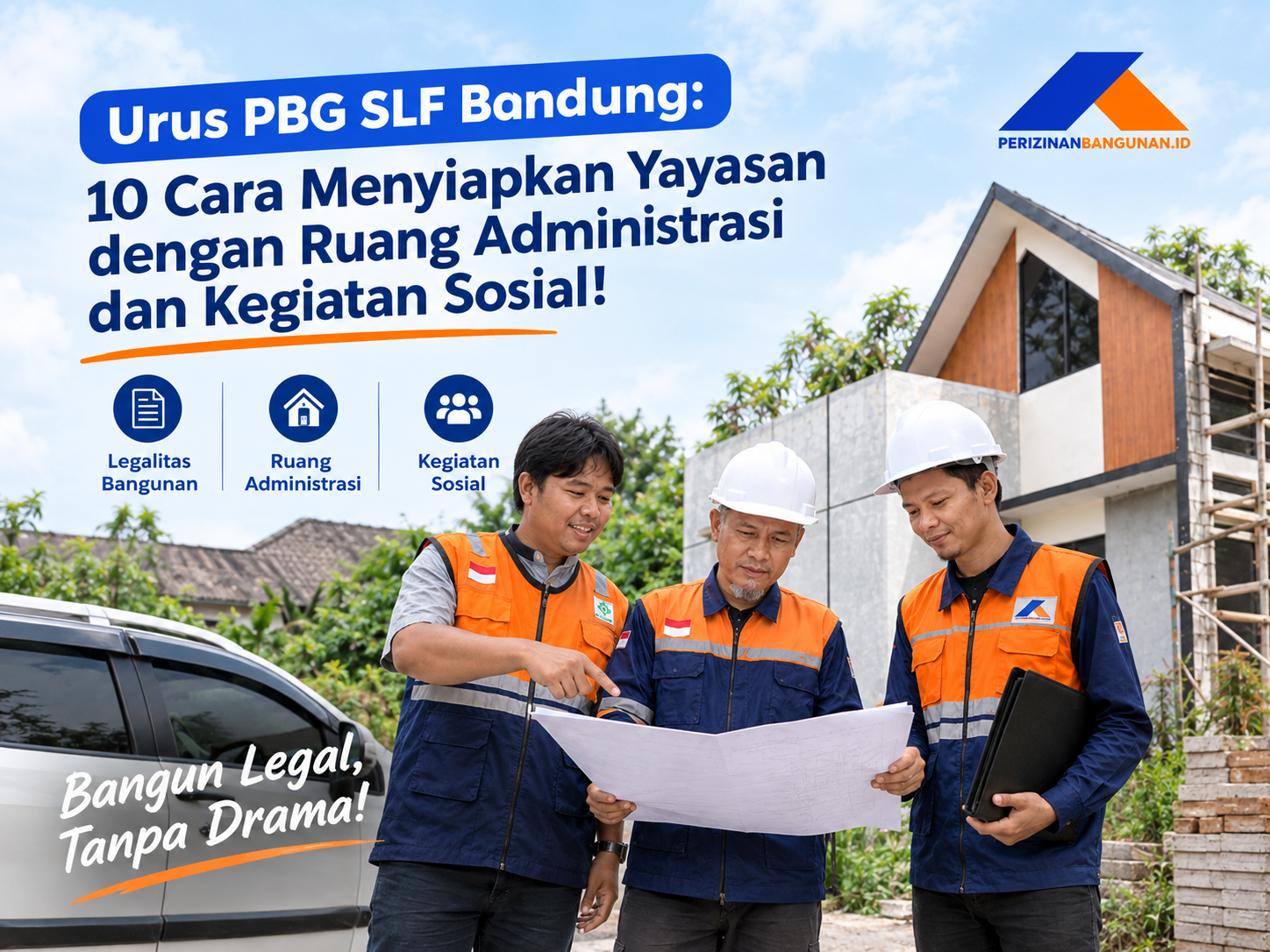 Urus PBG SLF Bandung: 10 Cara Menyiapkan Yayasan dengan Ruang Administrasi dan Kegiatan Sosial! Best Agency